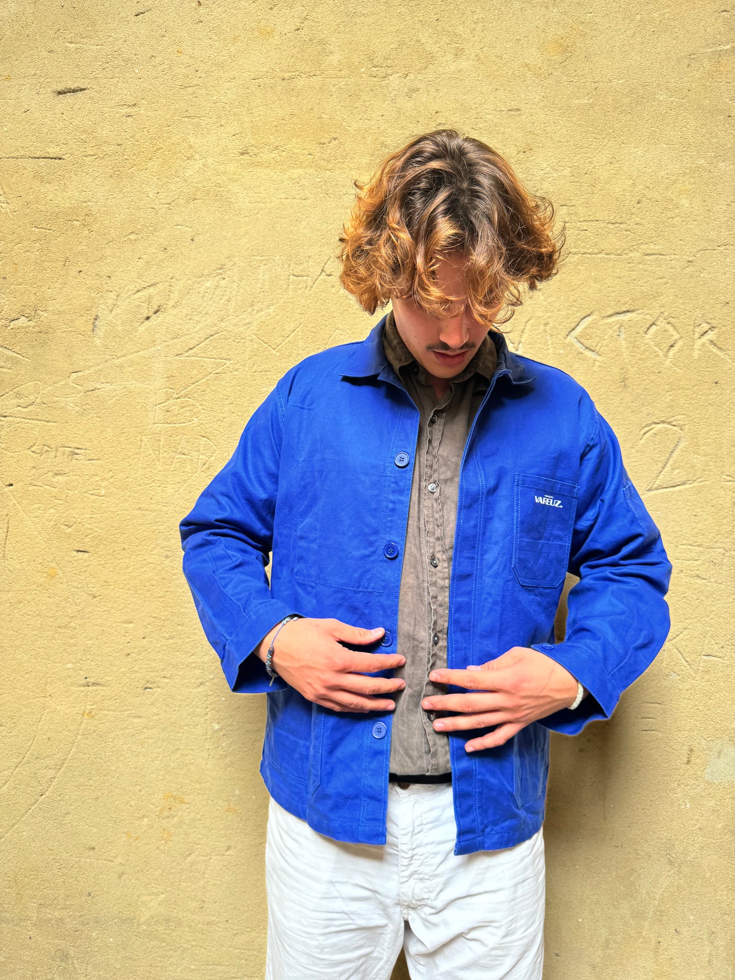 Bleu Vareuz "PORSCHE" PIECE UNIQUE L