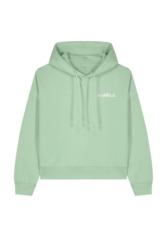 SWEAT CAPUCHE FEMME "PORSCHE VERTE"