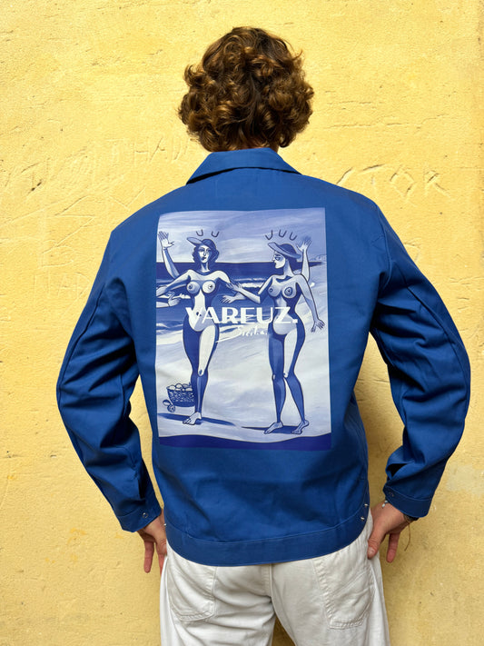 Bleu Vareuz "SPIAGGIA E LIMONI" PIECE UNIQUE L