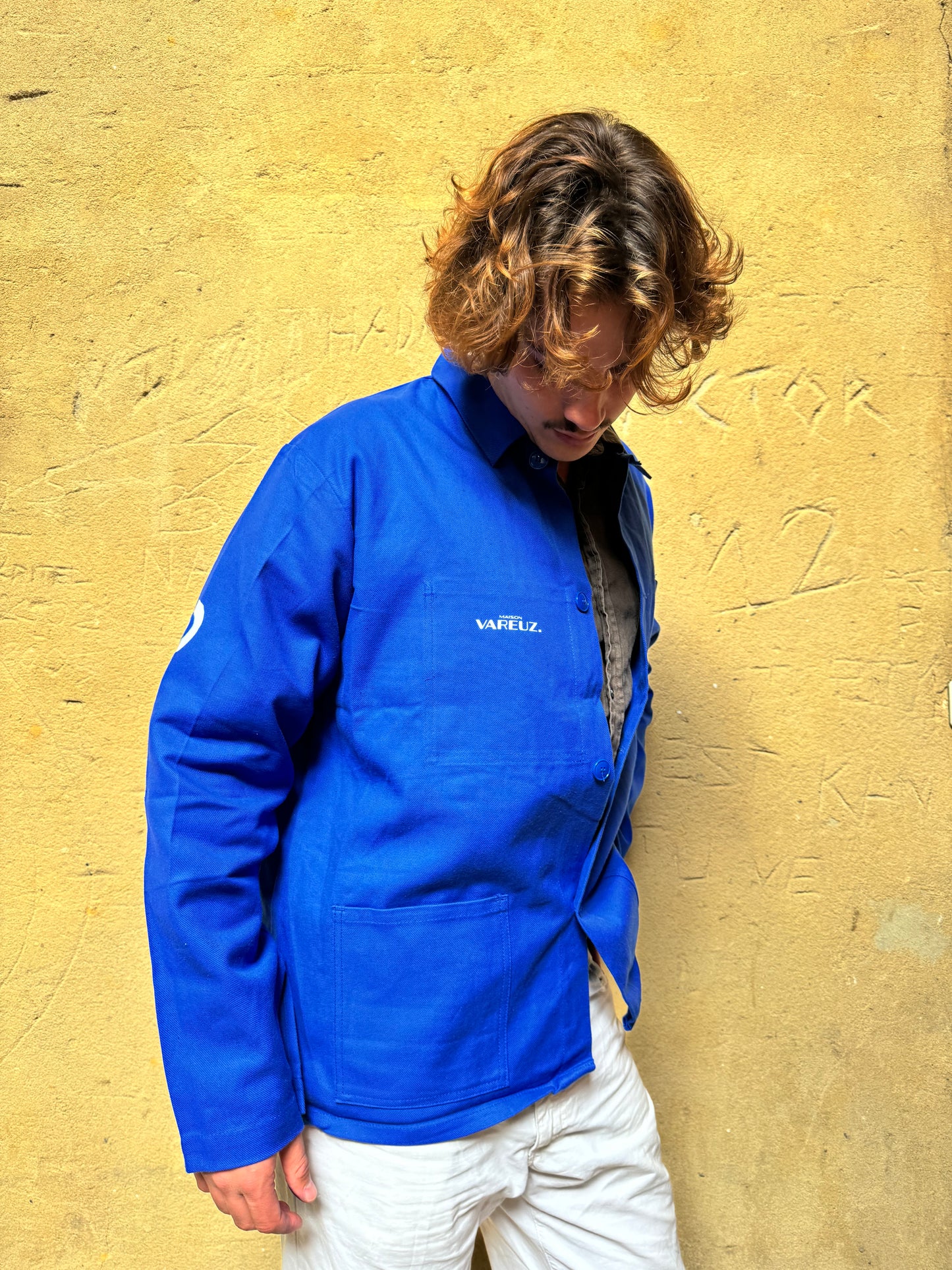 Bleu Vareuz "LA FUMEUSE" PIECE UNIQUE XL