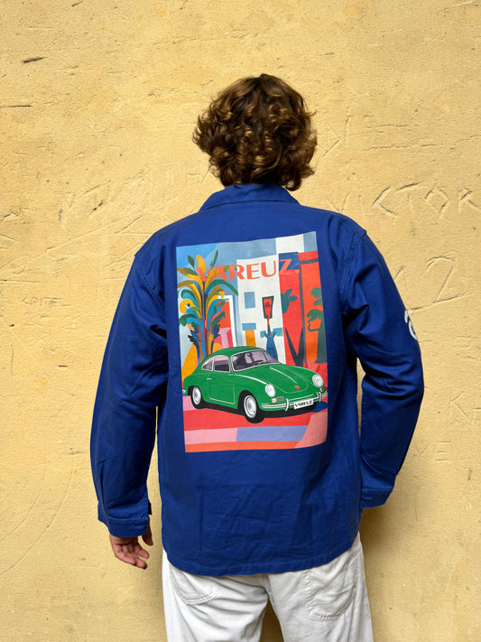 Bleu Vareuz "PORSCHE" PIECE UNIQUE L