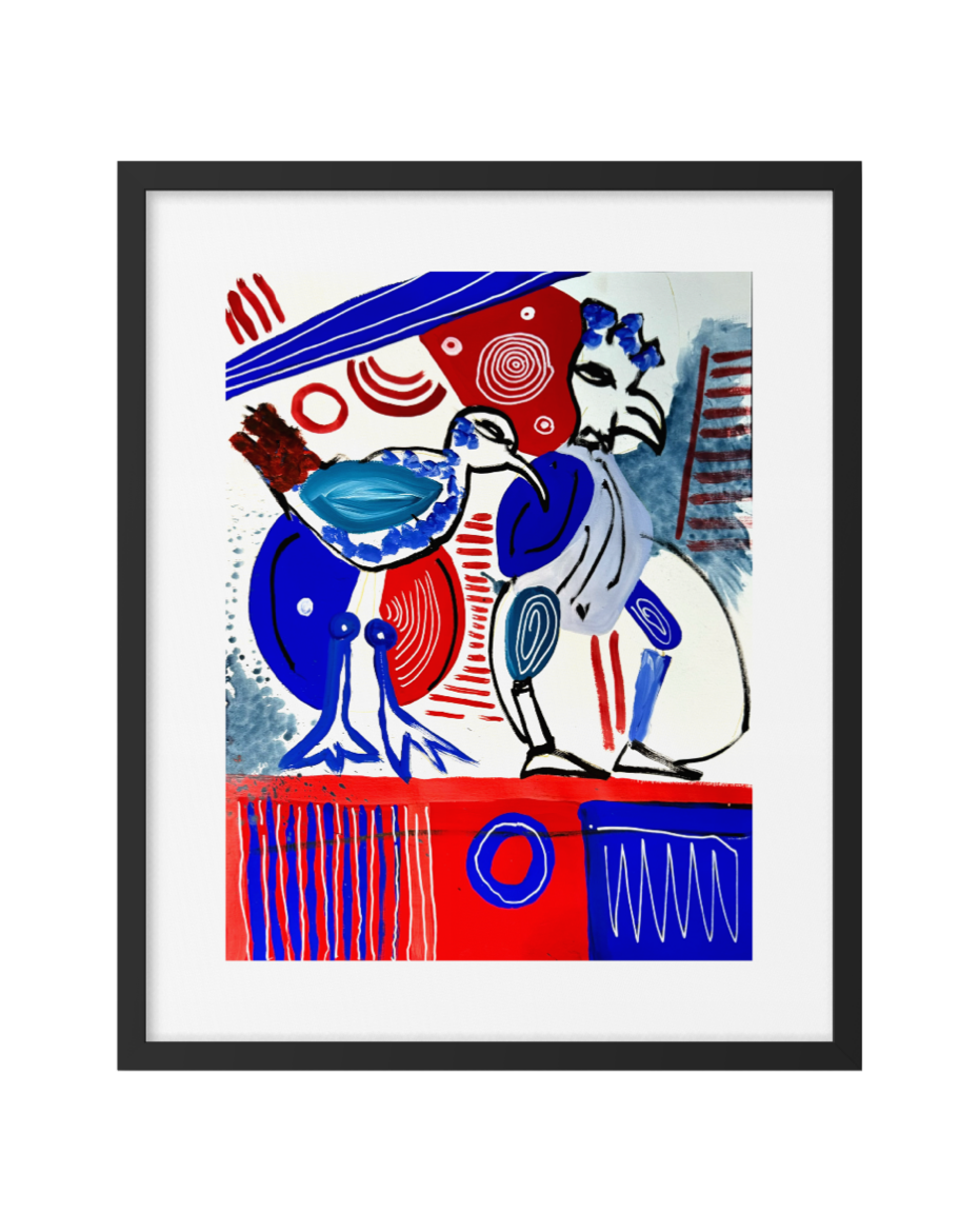 Le coq et la mouette