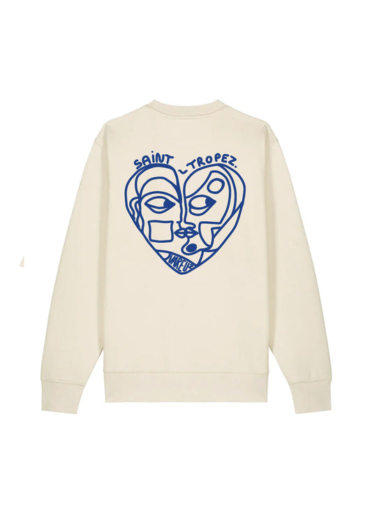SWEAT SAINT-TROPEZ "BISOUS BISOUS"