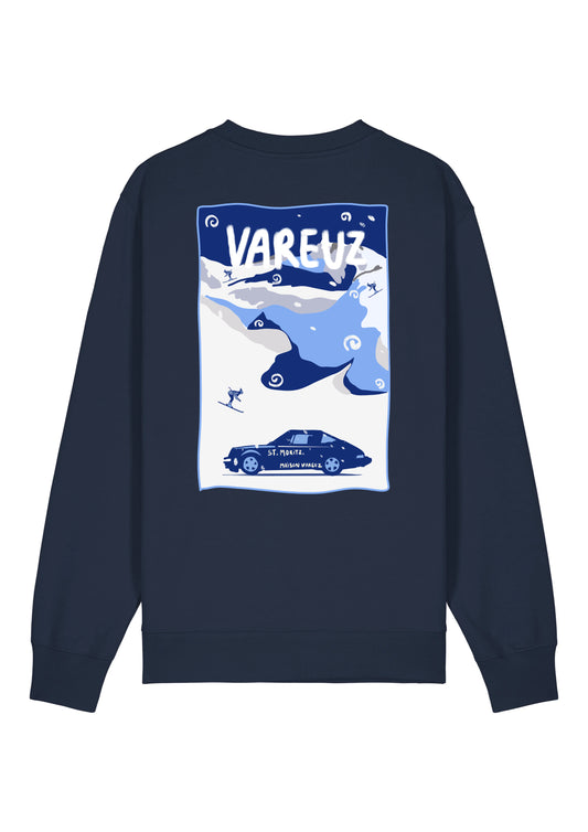 SWEAT SAINT-MORITZ BLEU "PORSCHE"